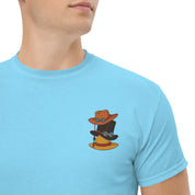 Foto di - T-shirt Ricamata Unisex – 100% Cotone – Stile Streetwear e Confortevole – Cappelli dei Pirati-Ricamati-Biiply