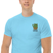 Foto di - T-shirt Ricamata Unisex – 100% Cotone – Stile Streetwear e Confortevole – Catcus-Ricamati-Biiply