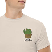 Foto di - T-shirt Ricamata Unisex – 100% Cotone – Stile Streetwear e Confortevole – Catcus-Ricamati-Biiply