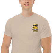 Foto di - T-shirt Ricamata Unisex – 100% Cotone – Stile Streetwear e Confortevole – Che Anatra-Ricamati-Biiply