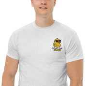 Foto di - T-shirt Ricamata Unisex – 100% Cotone – Stile Streetwear e Confortevole – Che Anatra-Ricamati-Biiply