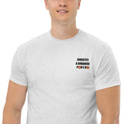 Foto di - T-shirt Ricamata Unisex – 100% Cotone – Stile Streetwear e Confortevole – Divertiti a Rimanere Povero BTC-Ricamati-Biiply