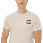 Foto di - T-shirt Ricamata Unisex – 100% Cotone – Stile Streetwear e Confortevole – Divertiti a Rimanere Povero BTC-Ricamati-Biiply