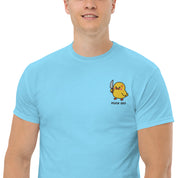 Foto di - T-shirt Ricamata Unisex – 100% Cotone – Stile Streetwear e Confortevole – Duck Off-Ricamati-Biiply