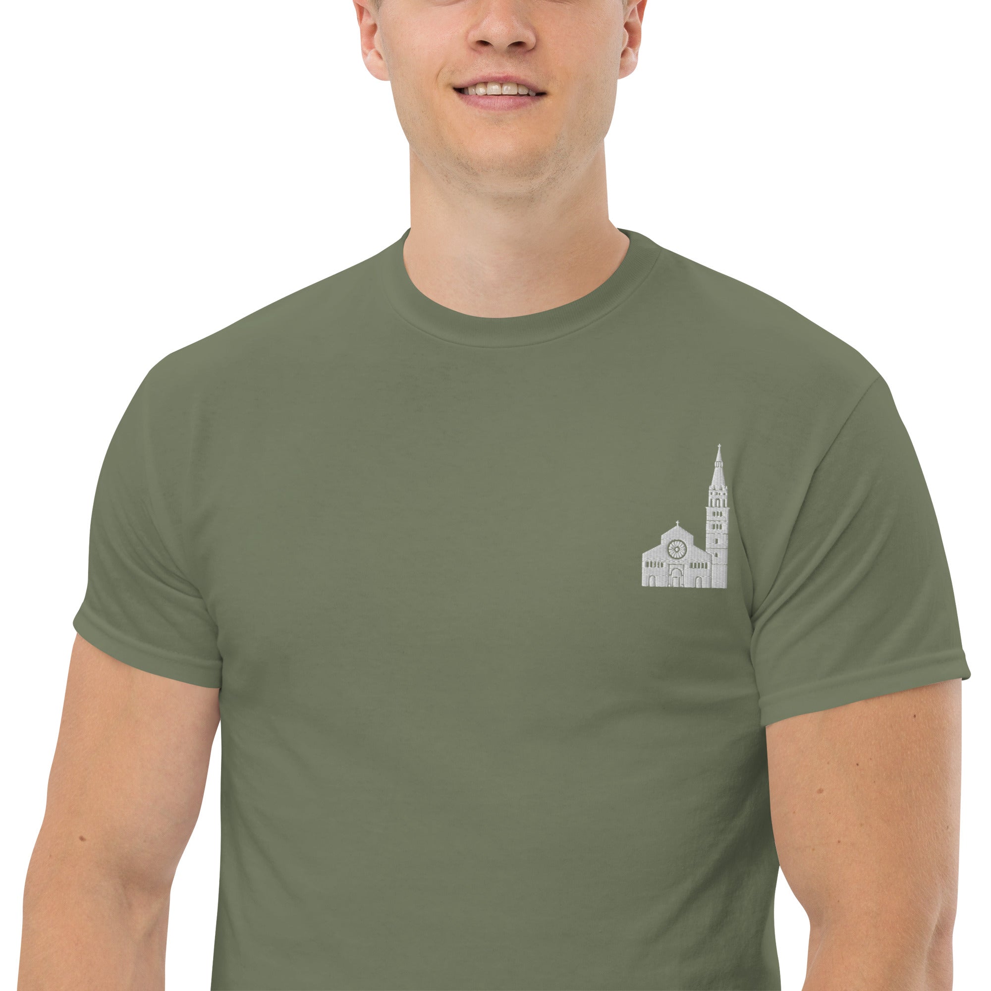 Foto di - T-shirt Ricamata Unisex – 100% Cotone – Stile Streetwear e Confortevole – D'uomo-Ricamati-Biiply