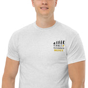 Foto di - T-shirt Ricamata Unisex – 100% Cotone – Stile Streetwear e Confortevole – Evolution Of Money-Ricamati-Biiply