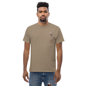 Foto di - T-shirt Ricamata Unisex – 100% Cotone – Stile Streetwear e Confortevole – Fiore di Ciliegio-Ricamati-Biiply