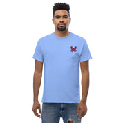 Foto di - T-shirt Ricamata Unisex – 100% Cotone – Stile Streetwear e Confortevole – Granchio-Ricamati-Biiply