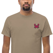 Foto di - T-shirt Ricamata Unisex – 100% Cotone – Stile Streetwear e Confortevole – Granchio-Ricamati-Biiply