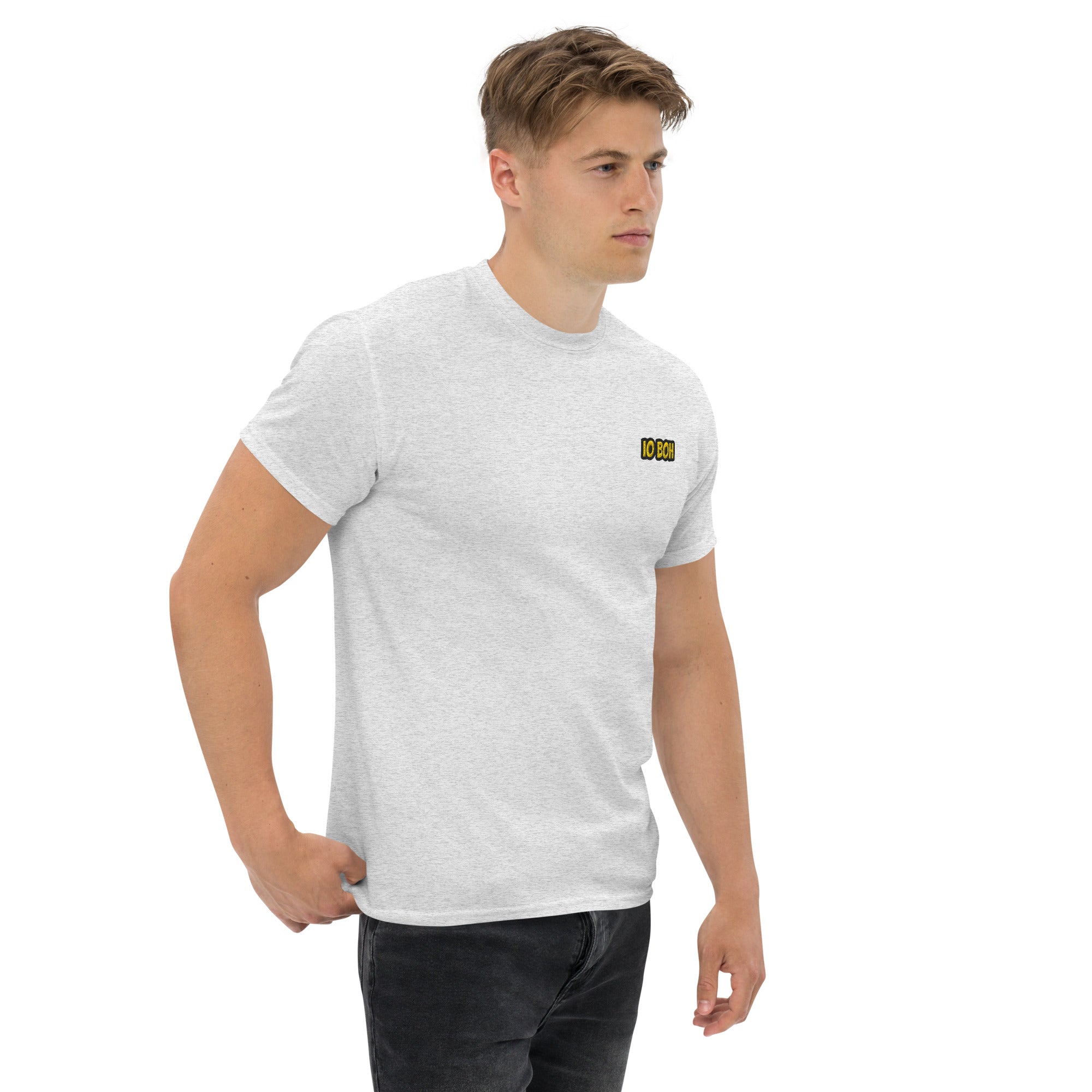 Foto di - T-shirt Ricamata Unisex – 100% Cotone – Stile Streetwear e Confortevole – Io Boh-Ricamati-Biiply