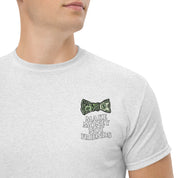 Foto di - T-shirt Ricamata Unisex – 100% Cotone – Stile Streetwear e Confortevole – Make Money Not Friends-Ricamati-Biiply