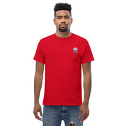Foto di - T-shirt Ricamata Unisex – 100% Cotone – Stile Streetwear e Confortevole – Medusa Felice-Ricamati-Biiply