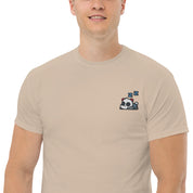 Foto di - T-shirt Ricamata Unisex – 100% Cotone – Stile Streetwear e Confortevole – Panda Dormiglione-Ricamati-Biiply