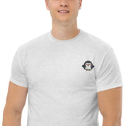 Foto di - T-shirt Ricamata Unisex – 100% Cotone – Stile Streetwear e Confortevole – Pinguino-Ricamati-Biiply