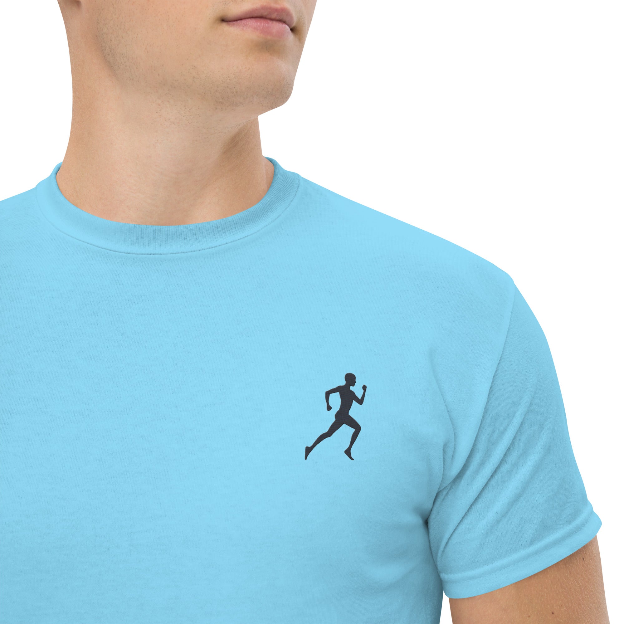 Foto di - T-shirt Ricamata Unisex – 100% Cotone – Stile Streetwear e Confortevole – Running-Ricamati-Biiply