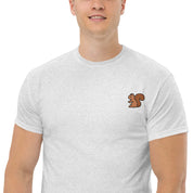 Foto di - T-shirt Ricamata Unisex – 100% Cotone – Stile Streetwear e Confortevole – Scoiattolo-Ricamati-Biiply