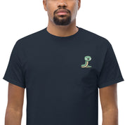 Foto di - T-shirt Ricamata Unisex – 100% Cotone – Stile Streetwear e Confortevole – Serpentino-Ricamati-Biiply