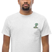 Foto di - T-shirt Ricamata Unisex – 100% Cotone – Stile Streetwear e Confortevole – Serpentino-Ricamati-Biiply