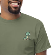 Foto di - T-shirt Ricamata Unisex – 100% Cotone – Stile Streetwear e Confortevole – Serpentino-Ricamati-Biiply