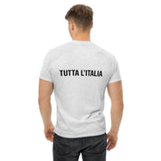 Foto di - T-shirt Ricamata e Stampata Posteriormente Unisex – 100% Cotone – Stile Streetwear e Confortevole – Tutta L'italia-Ricamati-Biiply
