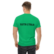 Foto di - T-shirt Ricamata e Stampata Posteriormente Unisex – 100% Cotone – Stile Streetwear e Confortevole – Tutta L'italia-Ricamati-Biiply
