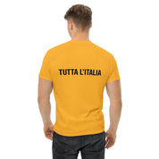Foto di - T-shirt Ricamata e Stampata Posteriormente Unisex – 100% Cotone – Stile Streetwear e Confortevole – Tutta L'italia-Ricamati-Biiply