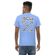 Foto di - T-shirt Stampata Posteriormente Unisex – 100% Cotone – Stile Streetwear e Confortevole – Off White Dollar-DTG-Biiply