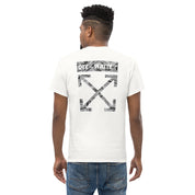 Foto di - T-shirt Stampata Posteriormente Unisex – 100% Cotone – Stile Streetwear e Confortevole – Off White Dollar-DTG-Biiply