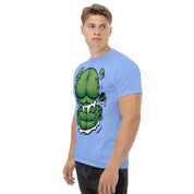 Foto di - T-shirt Stampata Unisex – 100% Cotone – Stile Streetwear e Confortevole – Addominali Hulk-DTG-Biiply