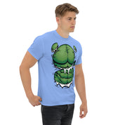 Foto di - T-shirt Stampata Unisex – 100% Cotone – Stile Streetwear e Confortevole – Addominali Hulk-DTG-Biiply