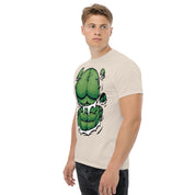 Foto di - T-shirt Stampata Unisex – 100% Cotone – Stile Streetwear e Confortevole – Addominali Hulk-DTG-Biiply