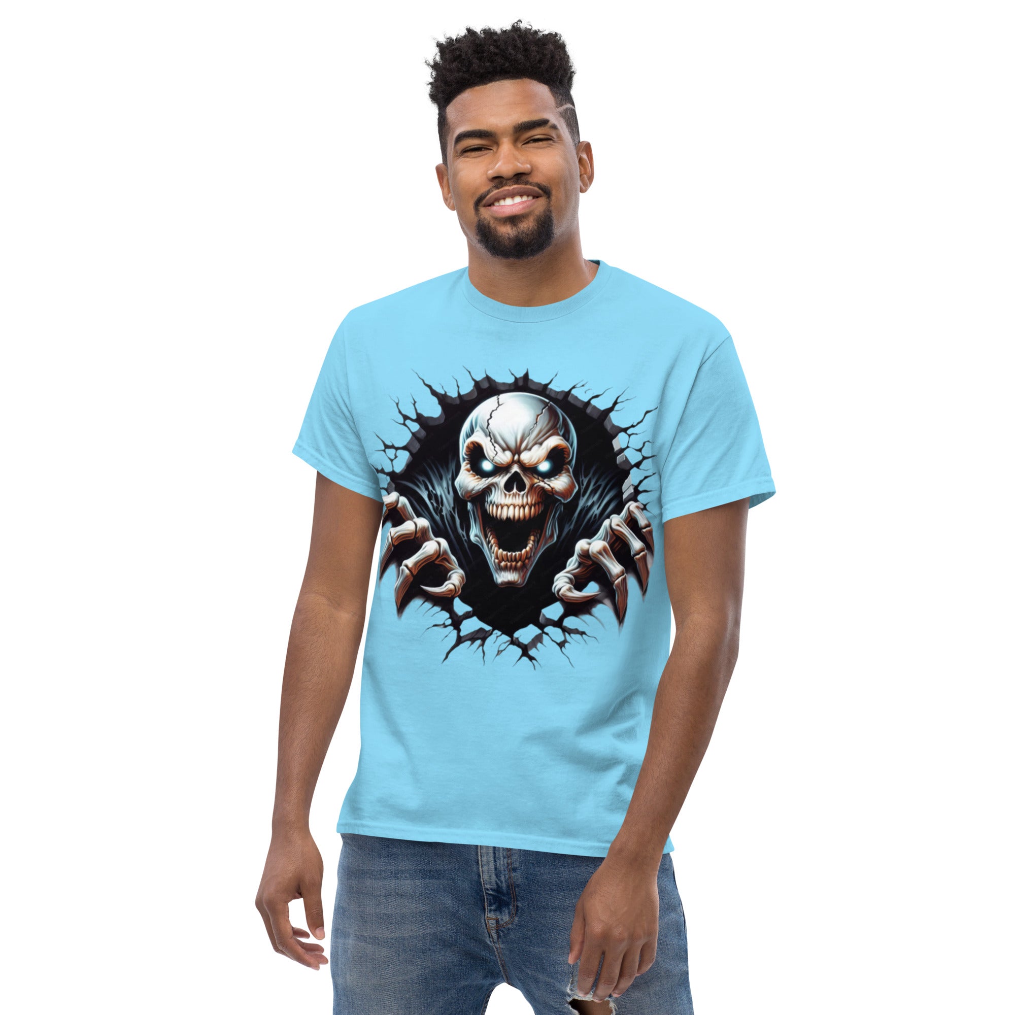 Foto di - T-shirt Stampata Unisex – 100% Cotone – Stile Streetwear e Confortevole – Alien Scream-DTG-Biiply