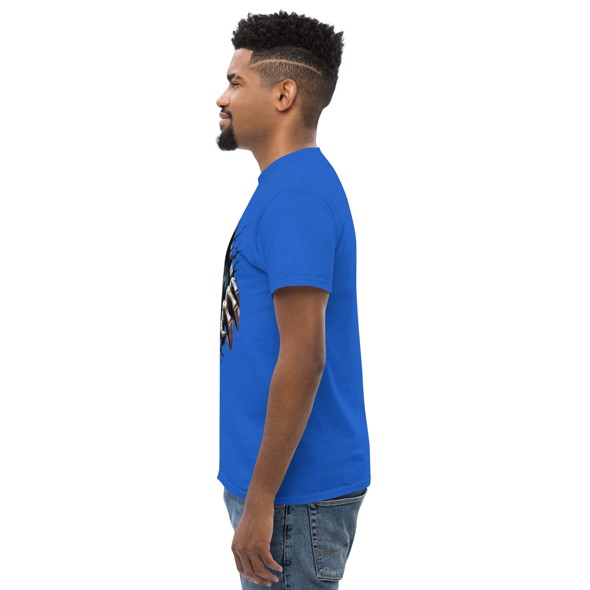 Foto di - T-shirt Stampata Unisex – 100% Cotone – Stile Streetwear e Confortevole – Alien Scream-DTG-Biiply