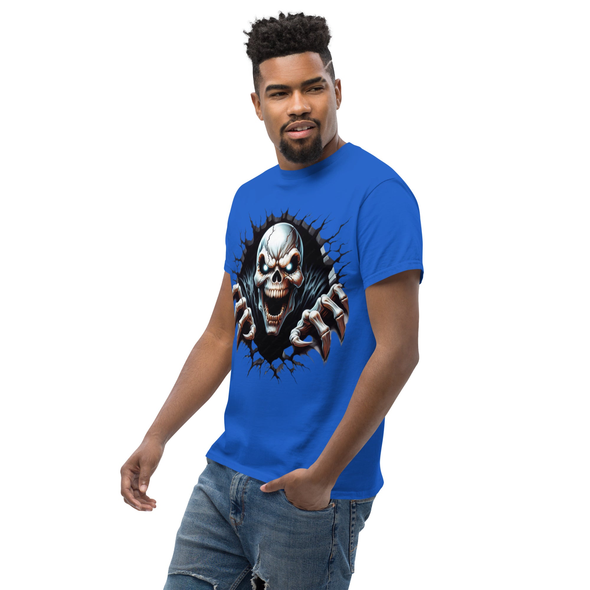 Foto di - T-shirt Stampata Unisex – 100% Cotone – Stile Streetwear e Confortevole – Alien Scream-DTG-Biiply
