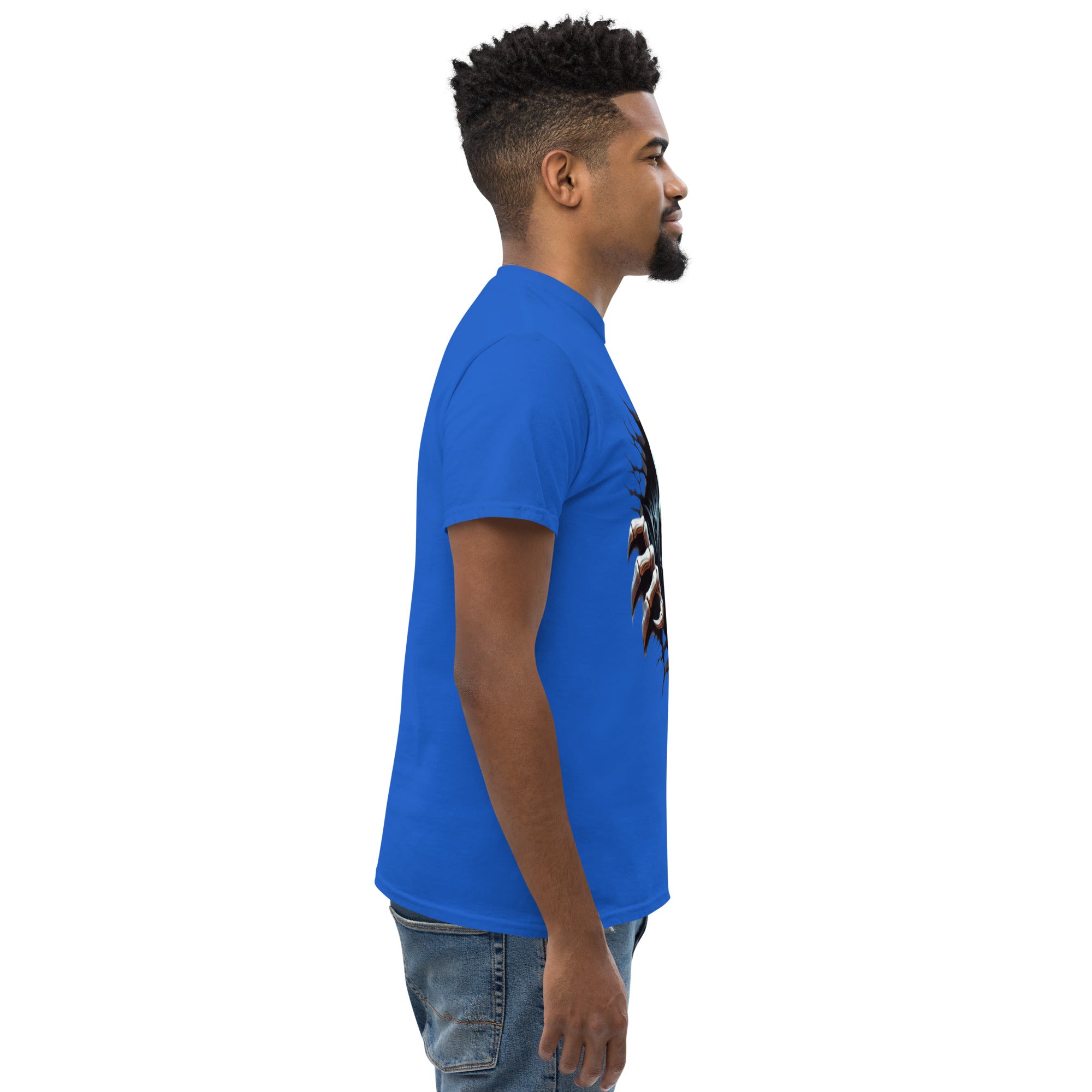 Foto di - T-shirt Stampata Unisex – 100% Cotone – Stile Streetwear e Confortevole – Alien Scream-DTG-Biiply