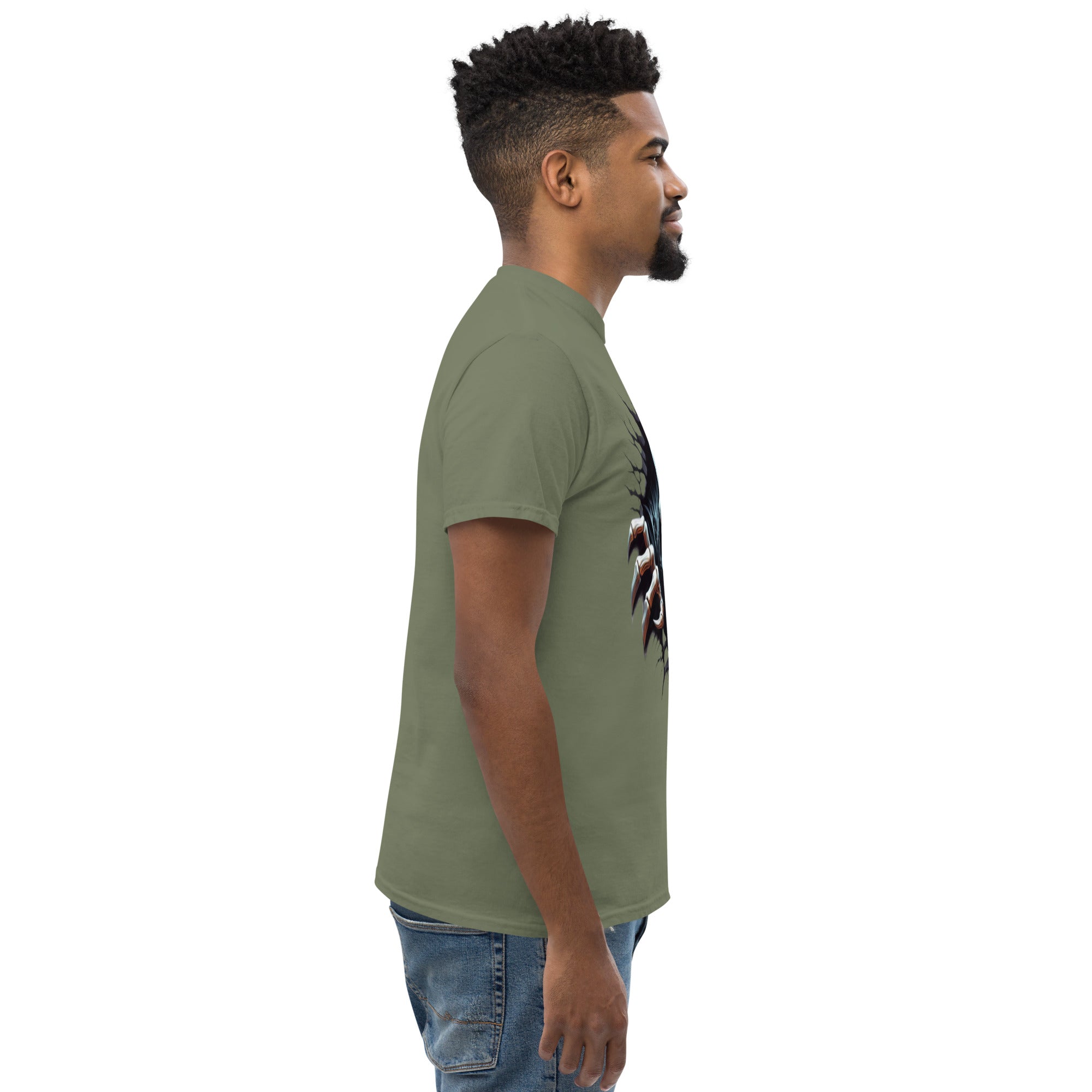 Foto di - T-shirt Stampata Unisex – 100% Cotone – Stile Streetwear e Confortevole – Alien Scream-DTG-Biiply