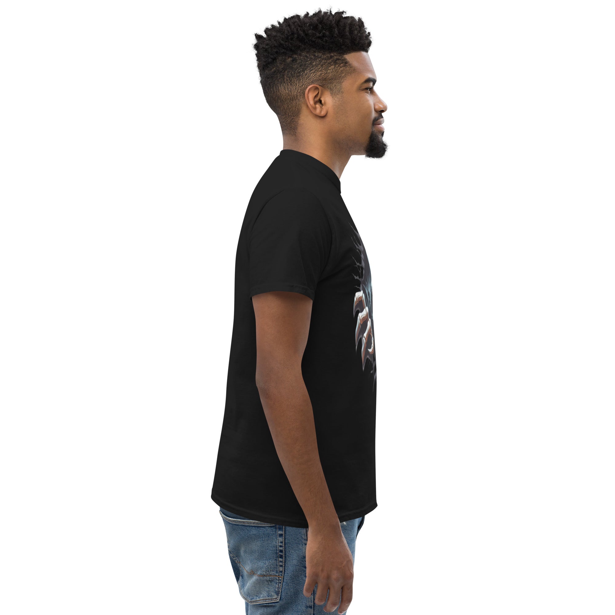 Foto di - T-shirt Stampata Unisex – 100% Cotone – Stile Streetwear e Confortevole – Alien Scream-DTG-Biiply