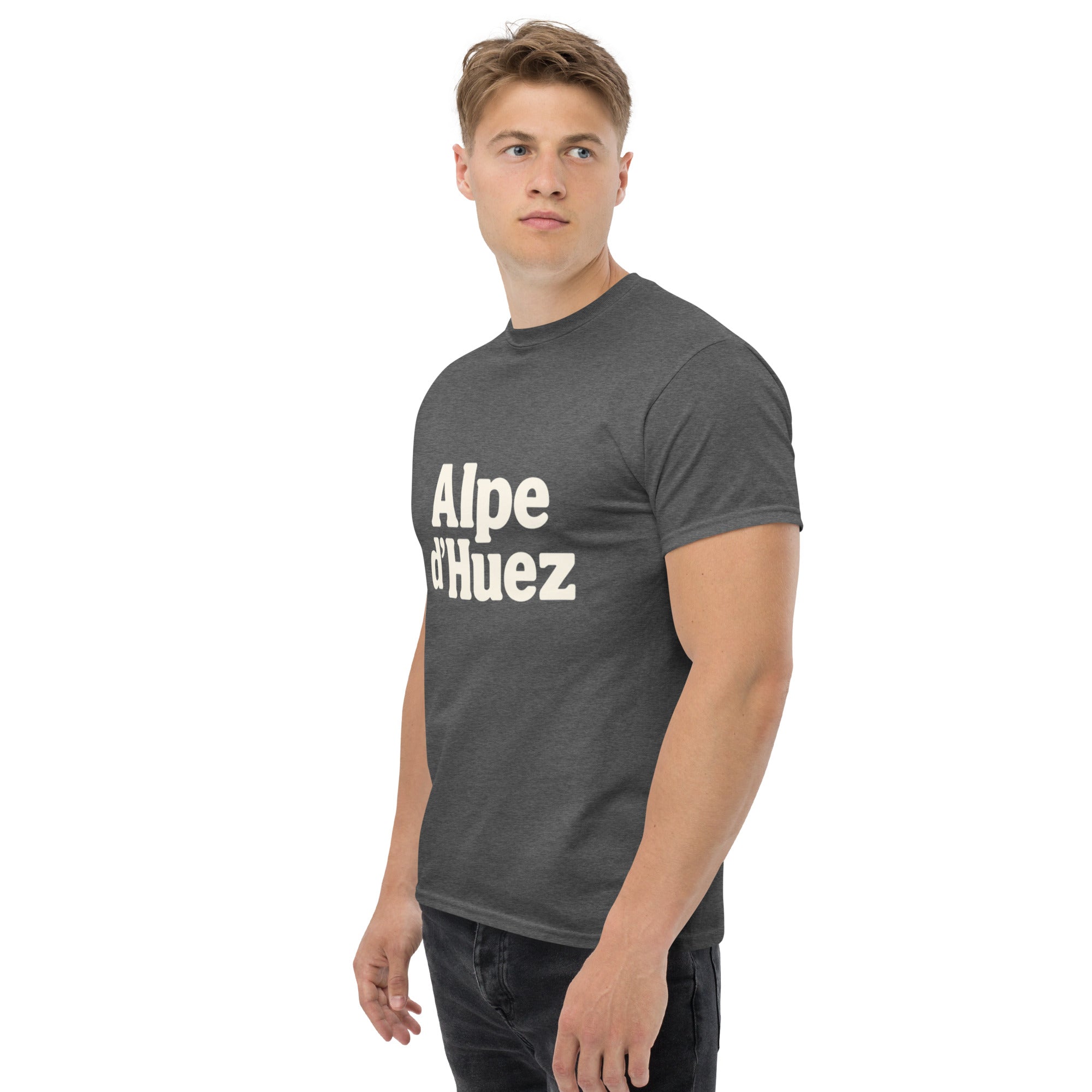 Foto di - T-shirt Stampata Unisex – 100% Cotone – Stile Streetwear e Confortevole – Alpe d'Huez-DTG-Biiply