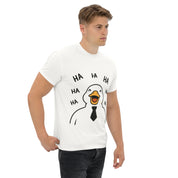 Foto di - T-shirt Stampata Unisex – 100% Cotone – Stile Streetwear e Confortevole – Anatra che ride-DTG-Biiply