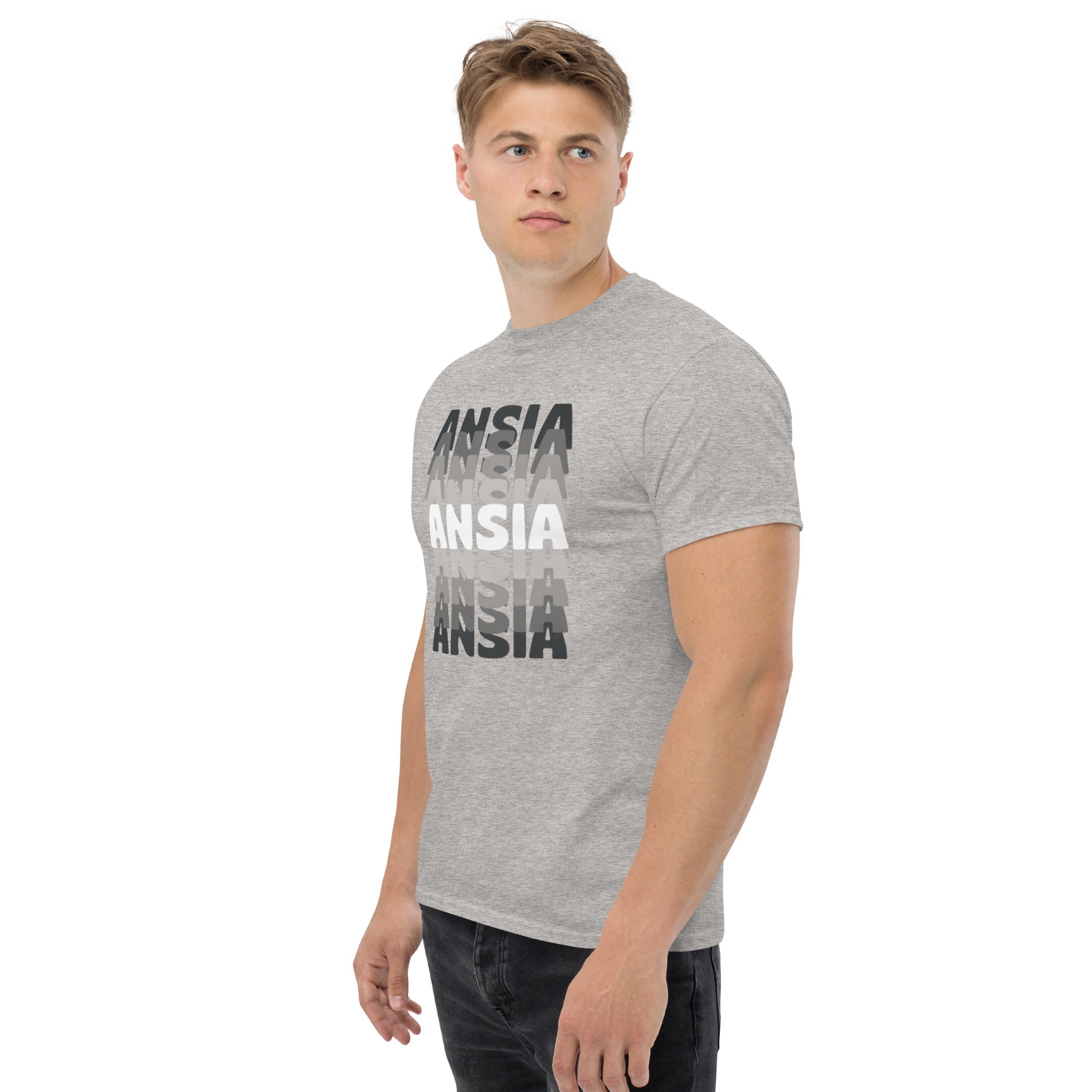 Foto di - T-shirt Stampata Unisex – 100% Cotone – Stile Streetwear e Confortevole – Ansia-DTG-Biiply