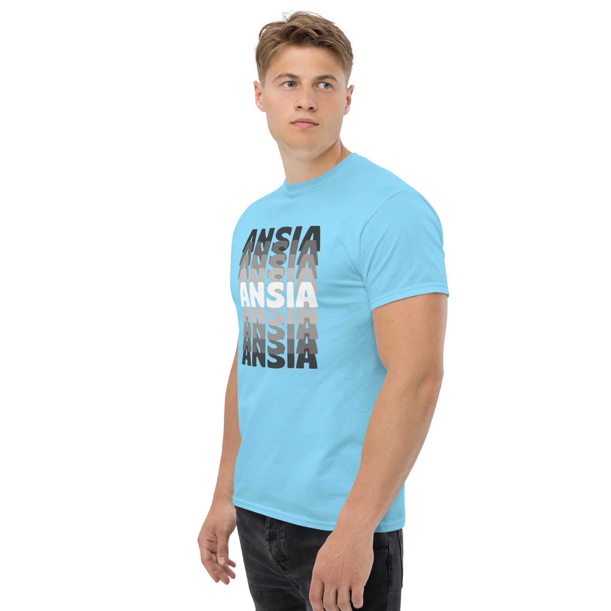 Foto di - T-shirt Stampata Unisex – 100% Cotone – Stile Streetwear e Confortevole – Ansia-DTG-Biiply