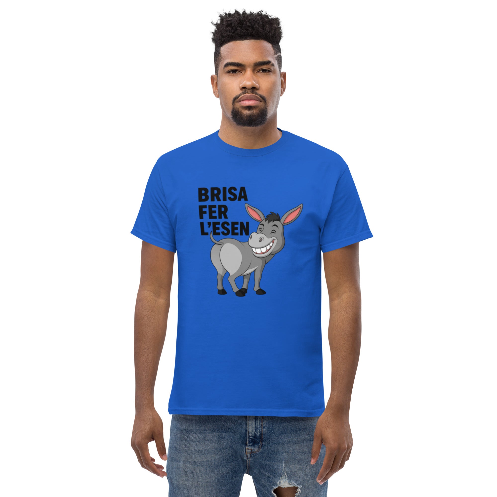 Foto di - T-shirt Stampata Unisex – 100% Cotone – Stile Streetwear e Confortevole – Brisa Fer L'esen-DTG-Biiply