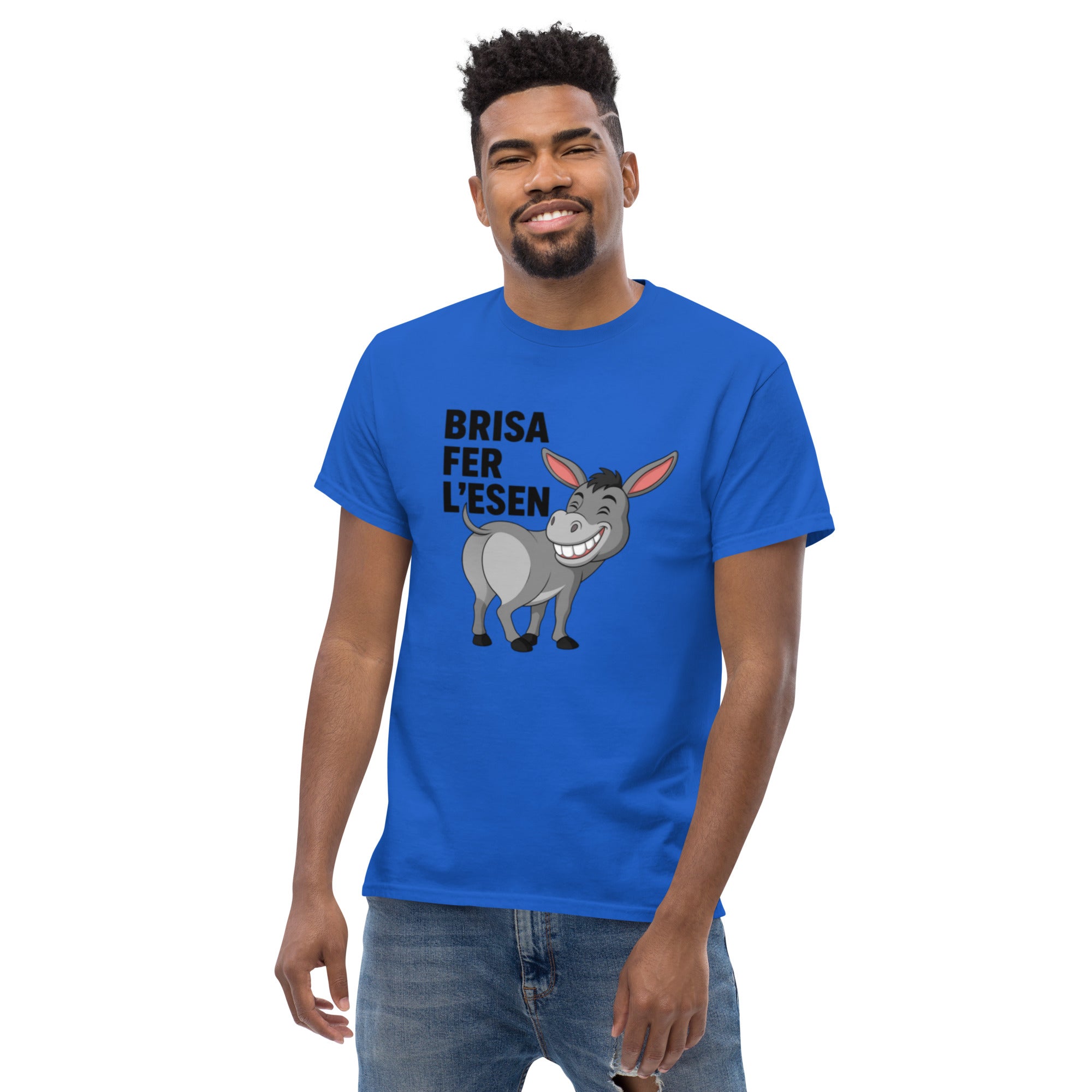 Foto di - T-shirt Stampata Unisex – 100% Cotone – Stile Streetwear e Confortevole – Brisa Fer L'esen-DTG-Biiply