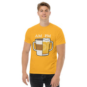 Foto di - T-shirt Stampata Unisex – 100% Cotone – Stile Streetwear e Confortevole – Caffè A.M Birra P.M-DTG-Biiply