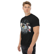 Foto di - T-shirt Stampata Unisex – 100% Cotone – Stile Streetwear e Confortevole – Cartone Versione Ritorno al Futuro-DTG-Biiply