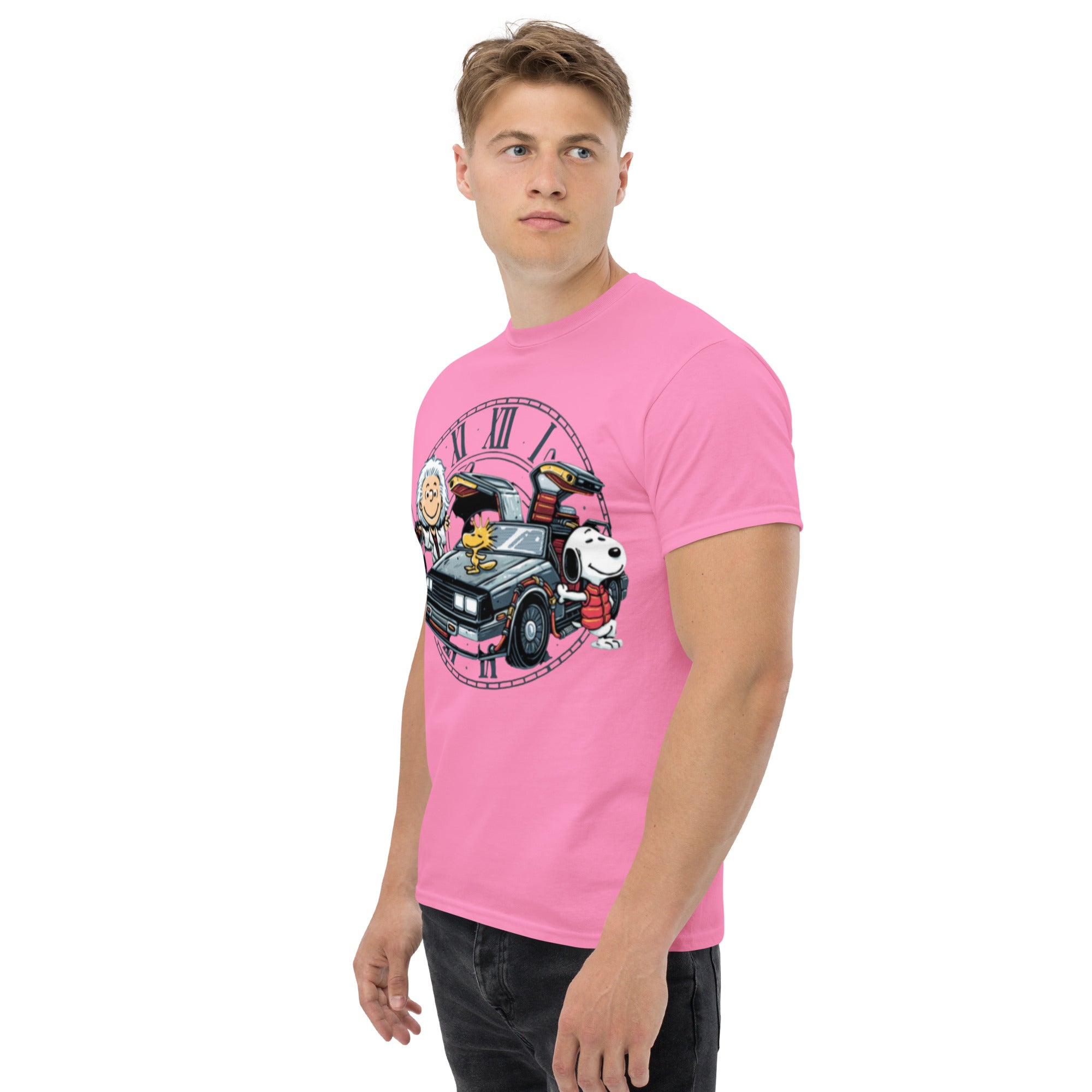 Foto di - T-shirt Stampata Unisex – 100% Cotone – Stile Streetwear e Confortevole – Cartone Versione Ritorno al Futuro-DTG-Biiply