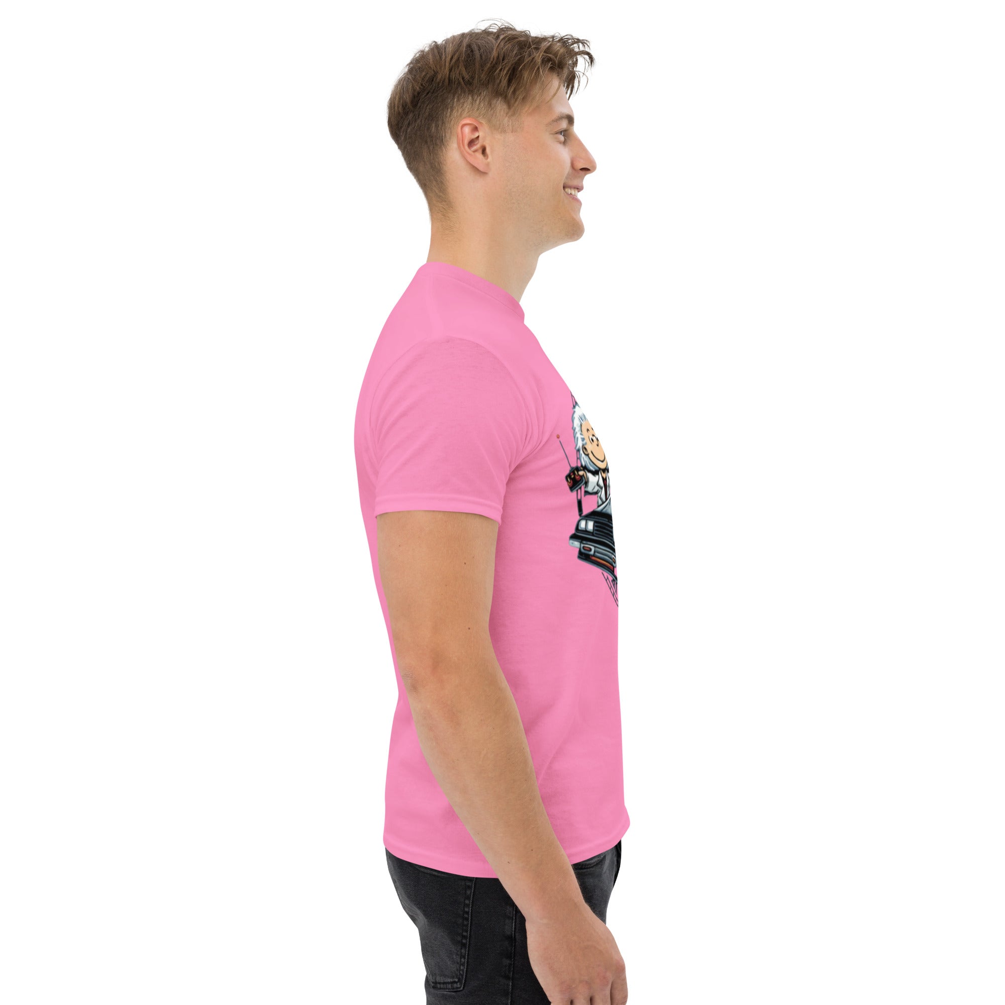 Foto di - T-shirt Stampata Unisex – 100% Cotone – Stile Streetwear e Confortevole – Cartone Versione Ritorno al Futuro-DTG-Biiply