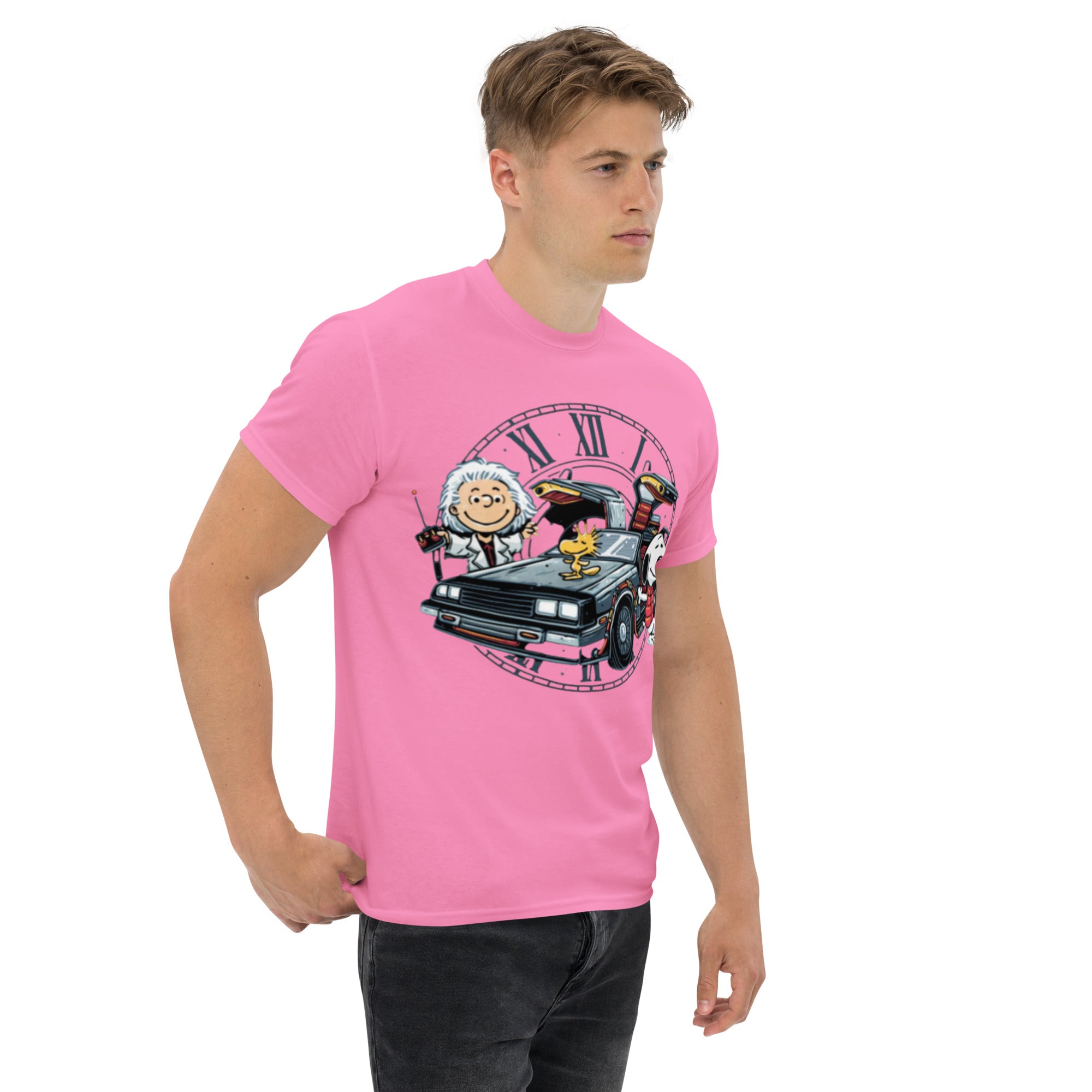 Foto di - T-shirt Stampata Unisex – 100% Cotone – Stile Streetwear e Confortevole – Cartone Versione Ritorno al Futuro-DTG-Biiply