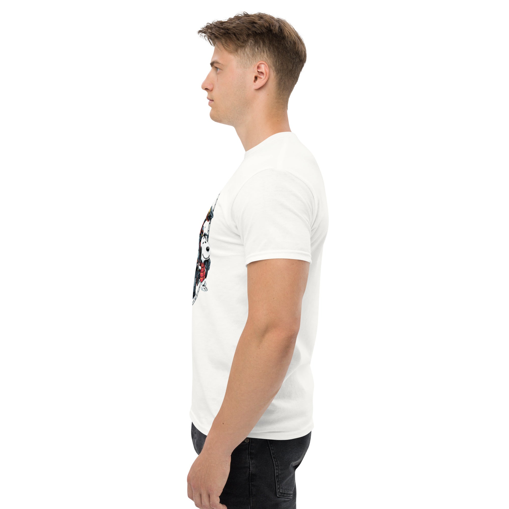 Foto di - T-shirt Stampata Unisex – 100% Cotone – Stile Streetwear e Confortevole – Cartone Versione Ritorno al Futuro-DTG-Biiply