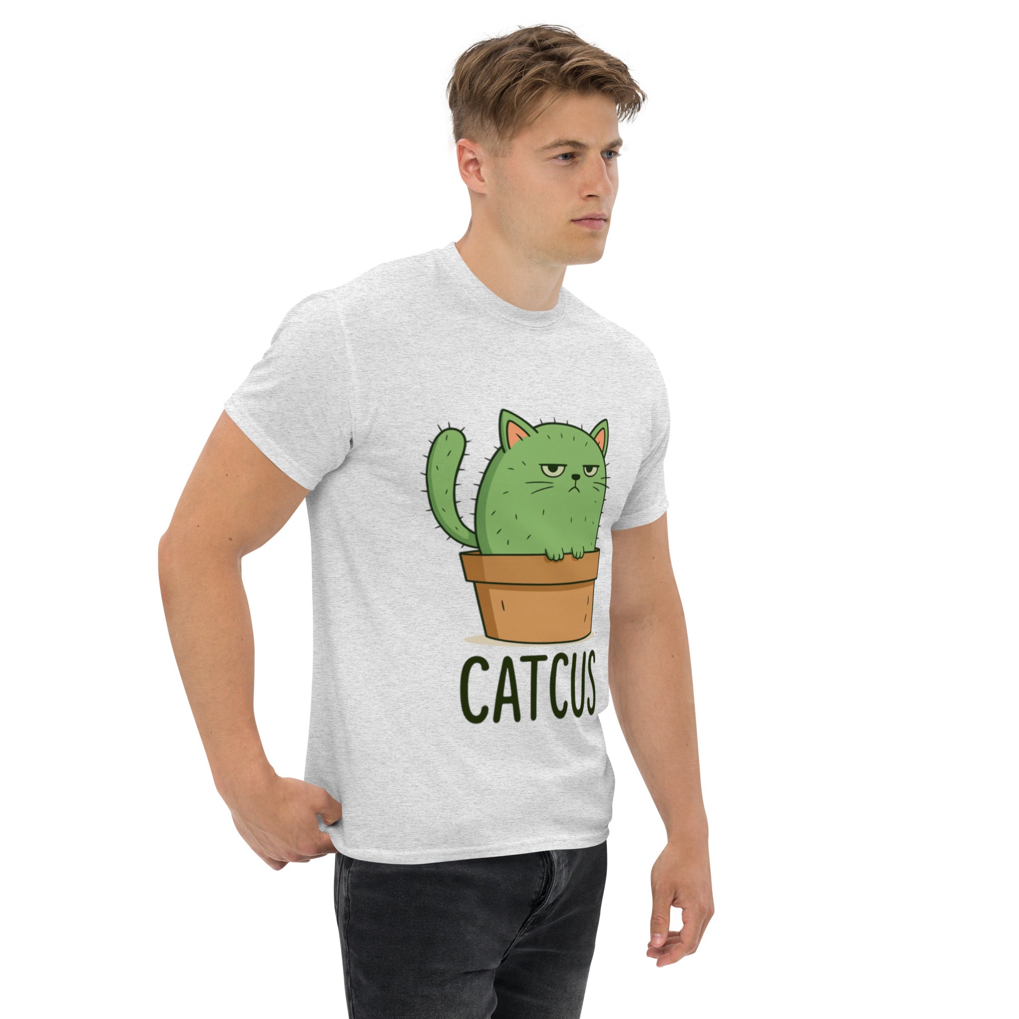 Foto di - T-shirt Stampata Unisex – 100% Cotone – Stile Streetwear e Confortevole – Catcus-DTG-Biiply